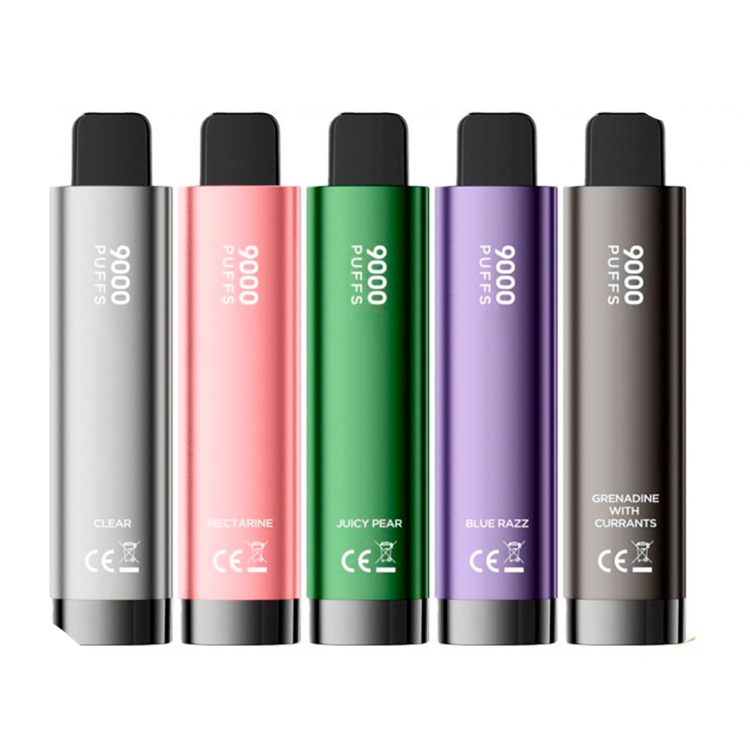 (М) Одноразовая электронная сигарета HQD Cuvie Plus Pro (9000) - Гранатовый сок Смородина Лимон